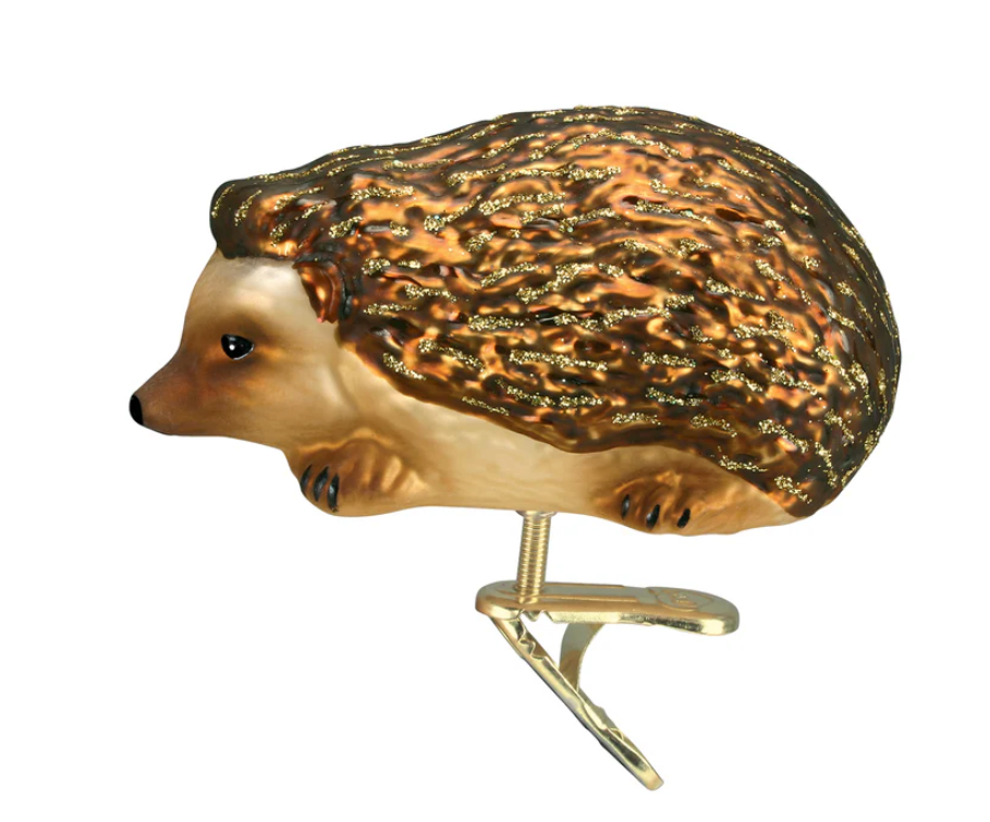 Clip-on Hedgehog Ornament