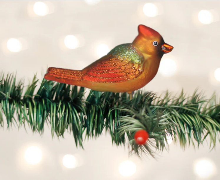 Gentle Cardinal Ornament