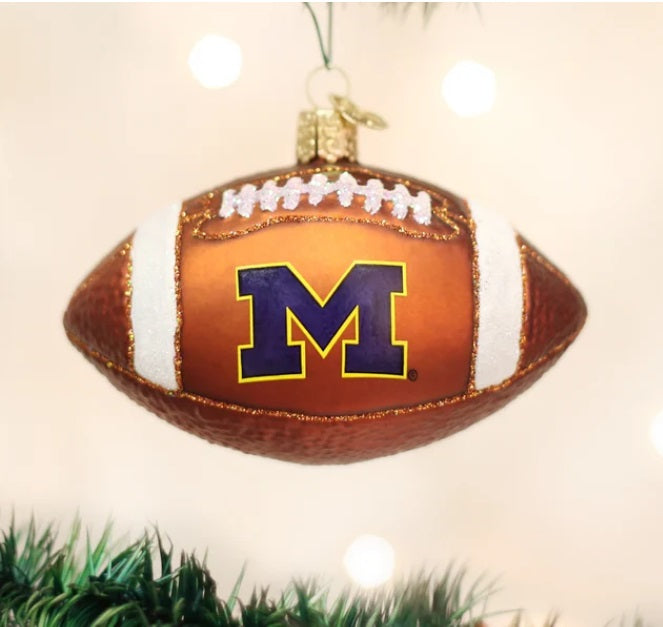 Michigan Football Ornament