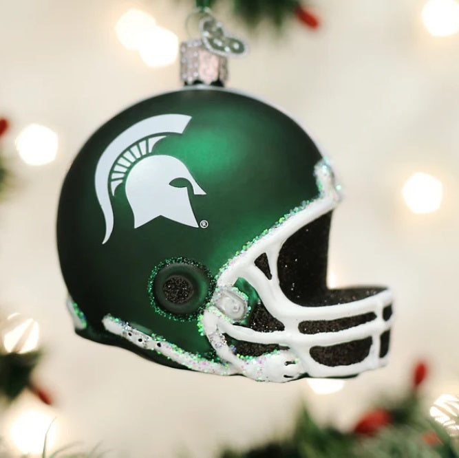 Michigan State Football Helmet Ornament