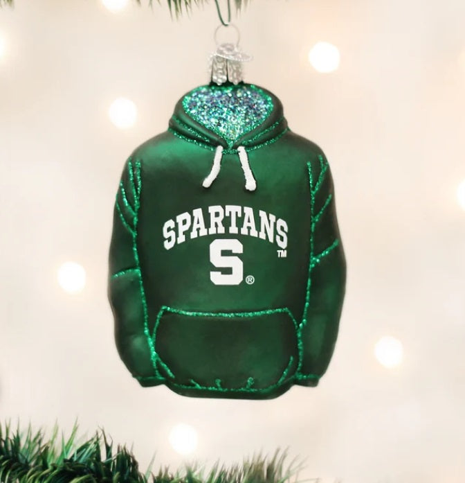 Michigan State Hoodie Ornament