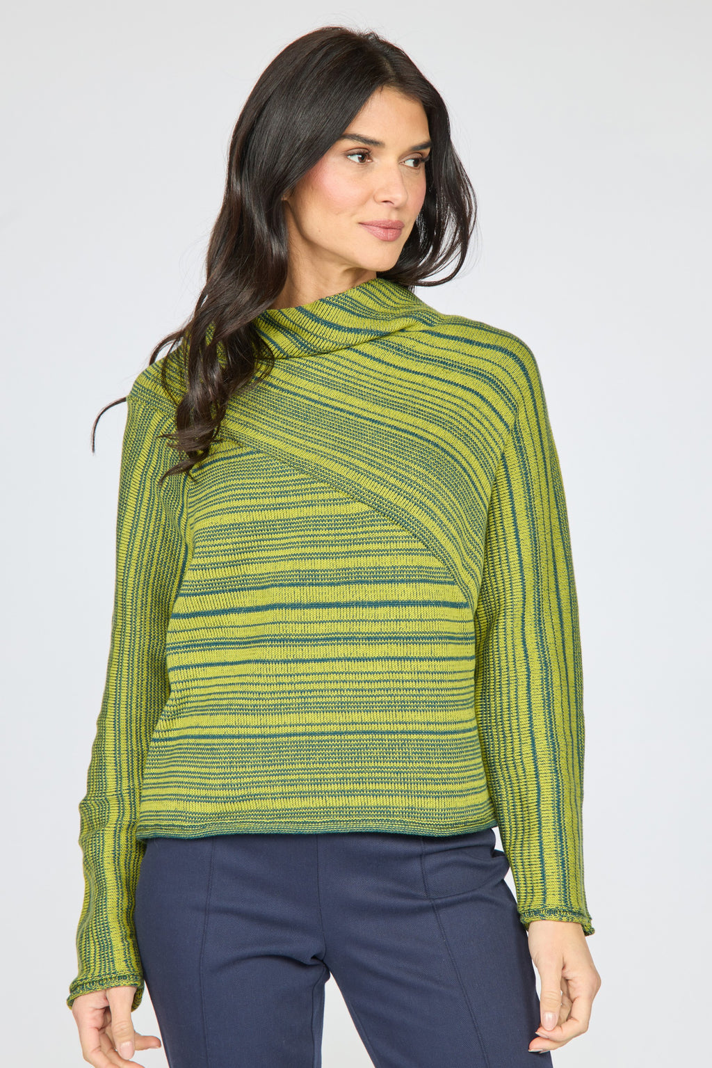 Olivia's Crossbody Cowl in Spruce