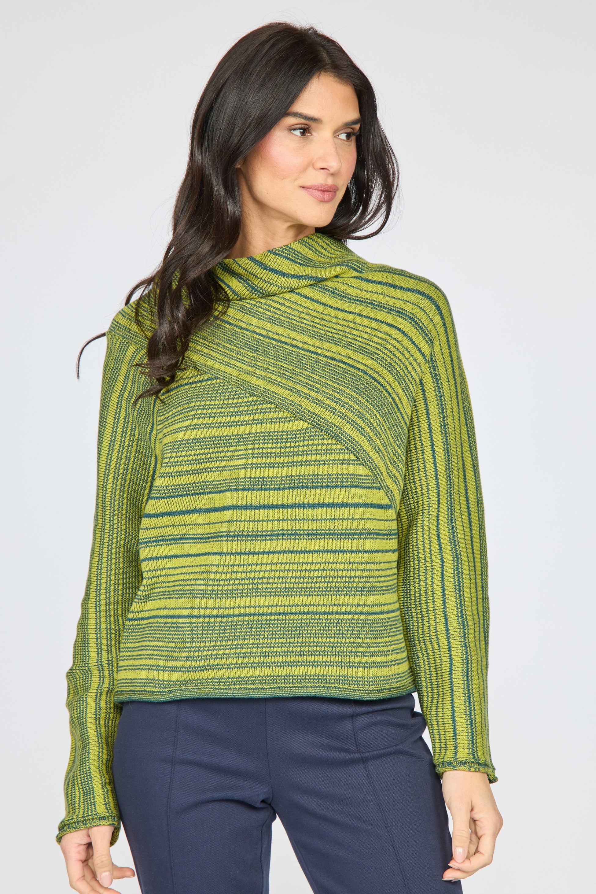 Olivia's Crossbody Cowl in Spruce