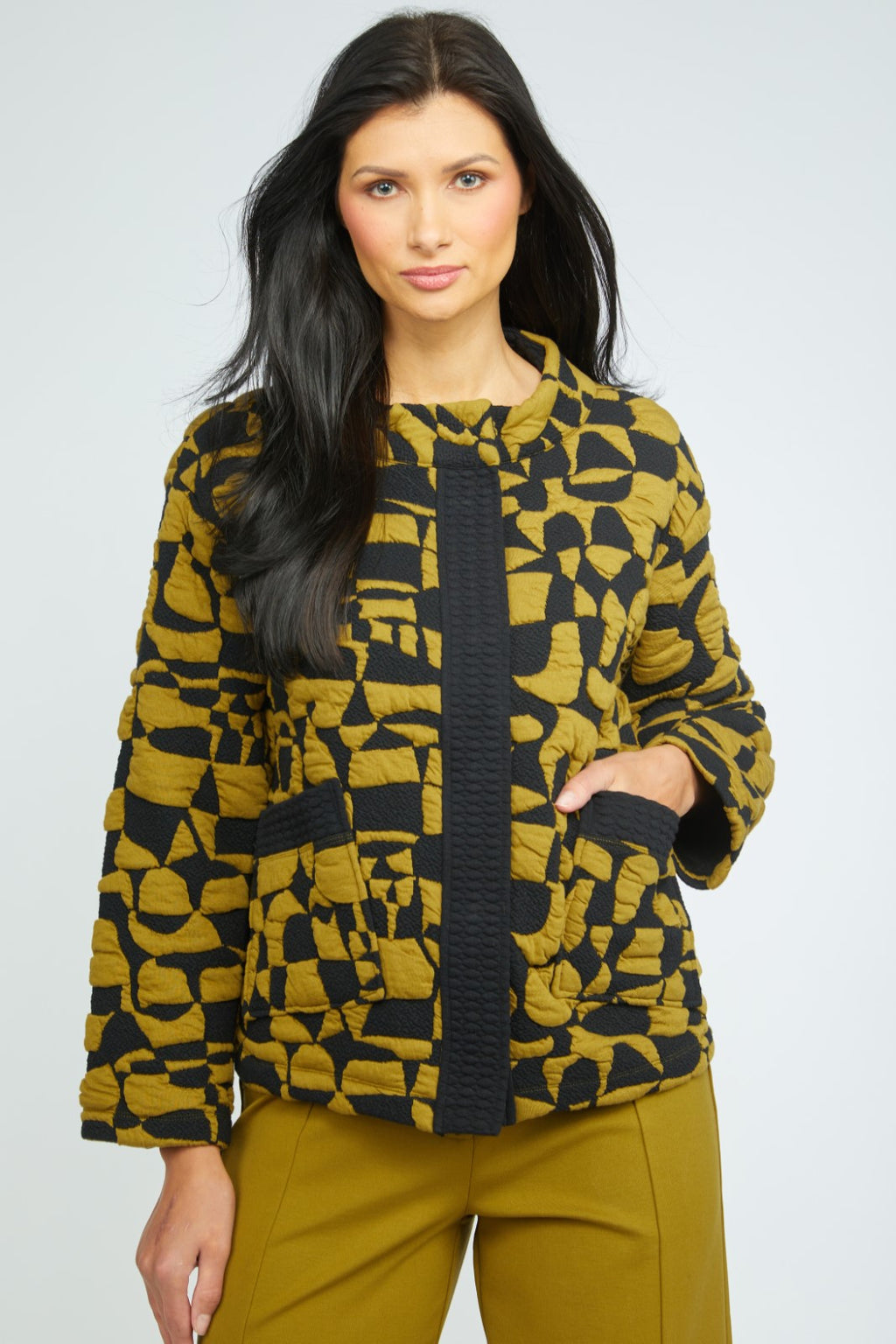 Olivia's Nouveau Knit Jetsetter Jacket  in Nutria