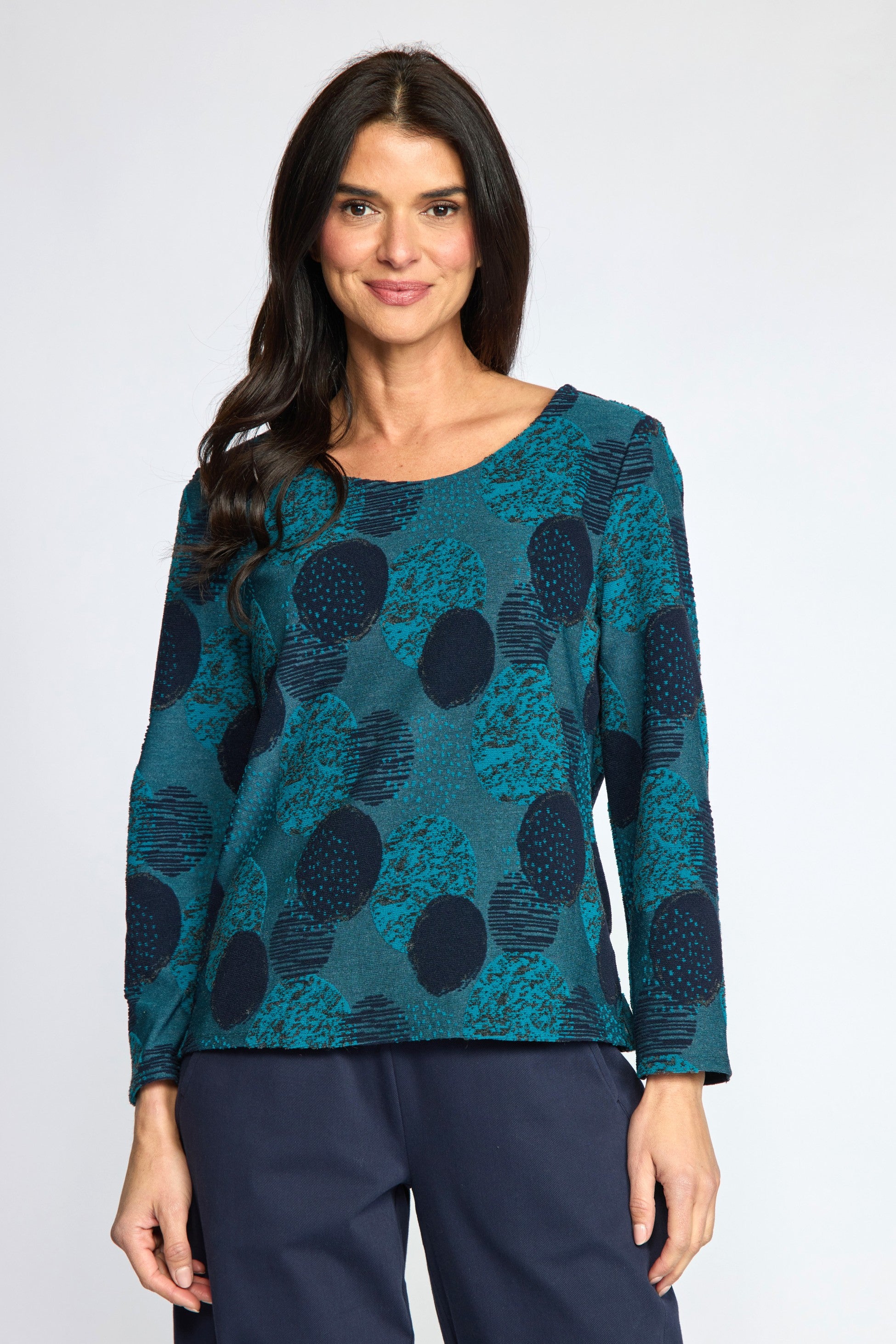 Olivia's Spotlights Easy Tee in Teal