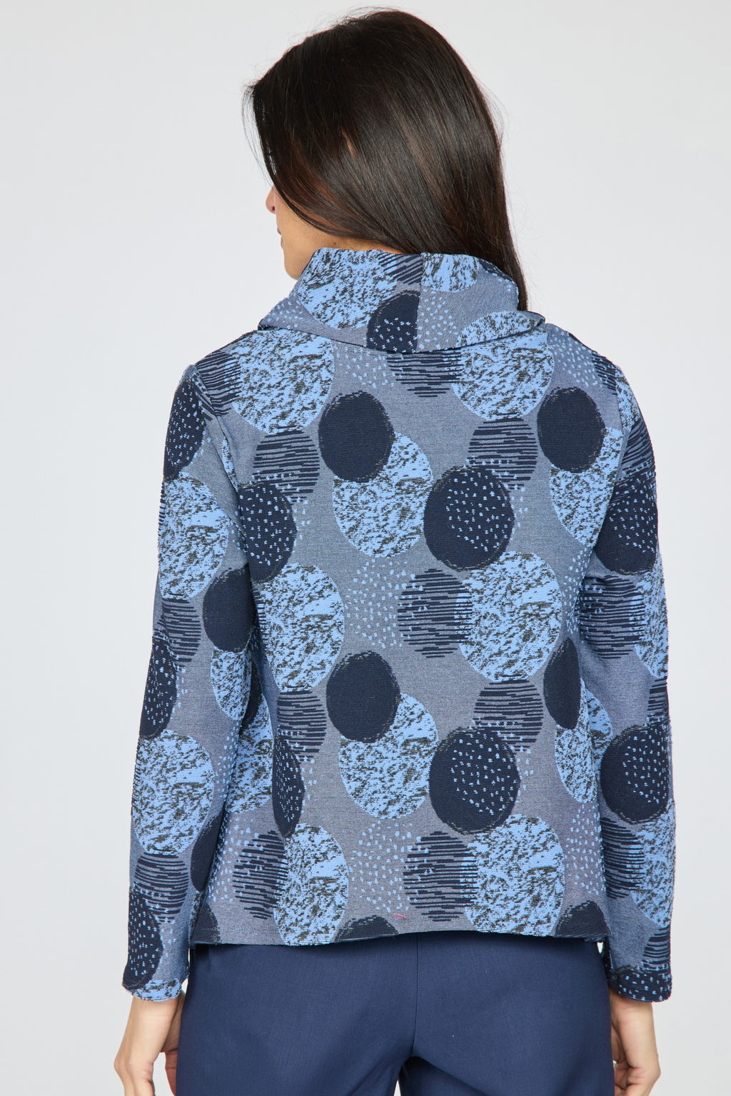 Olivia's Spotlight Knit Cowl Pullover Navy