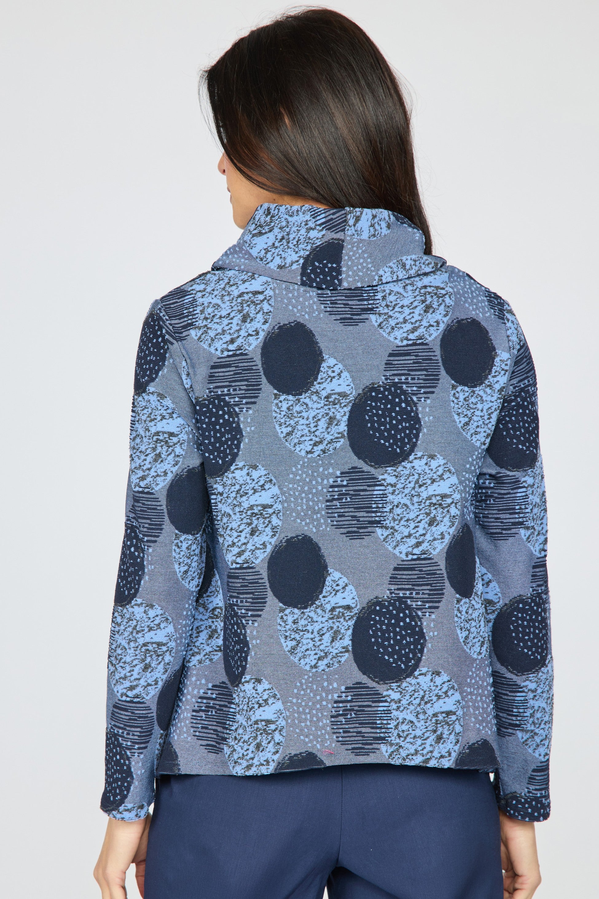 Olivia's Spotlight Knit Cowl Pullover Navy