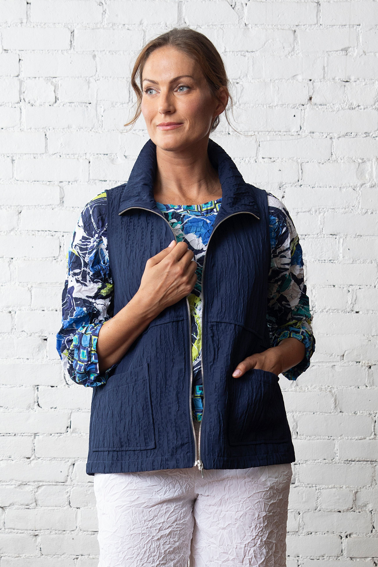 Olivia by Habitat Kaleidoscope Vest in Dusk