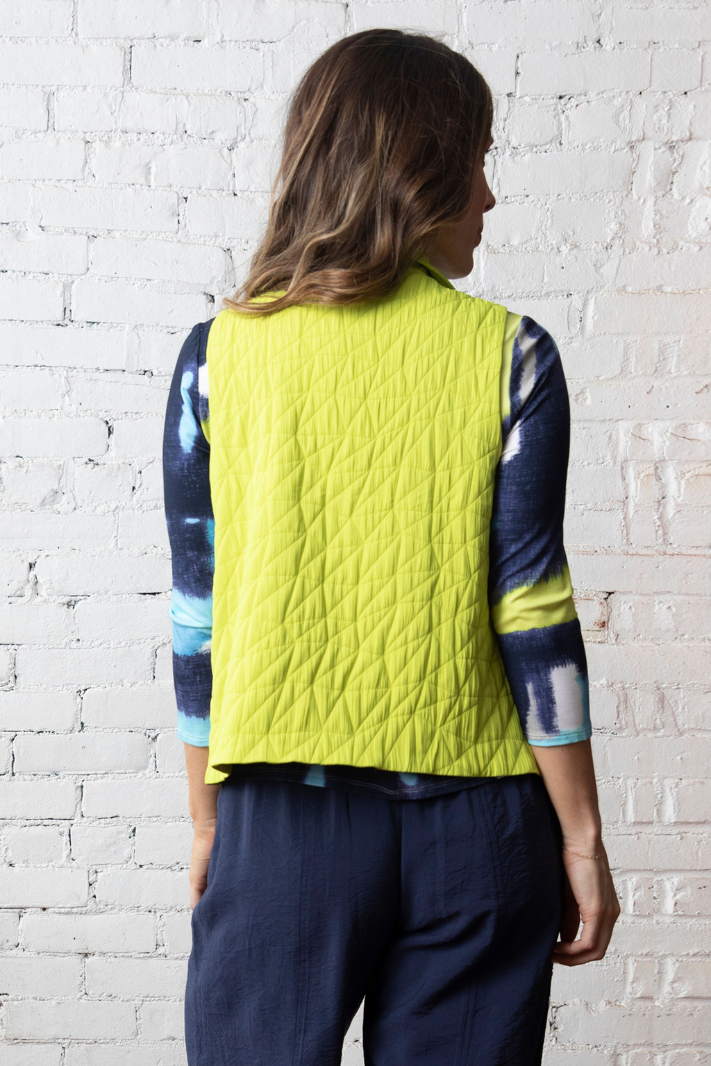 Olivia by Habitat Kaleidoscope Vest in Lime