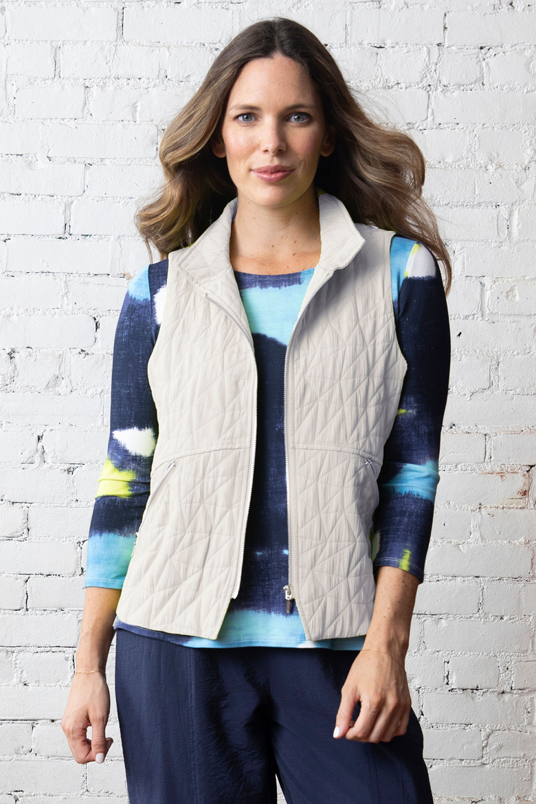 Olivia by Habitat Kaleidoscope Vest in Shell