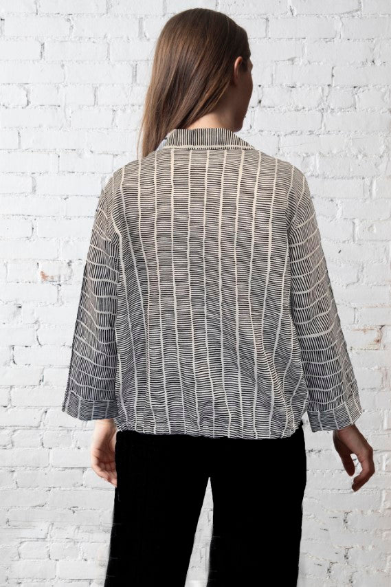 The Linen Maven Jacket by Olivia by Habitat in Shell