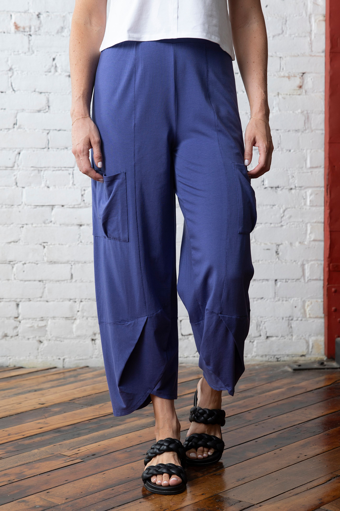 Olivia by Habitat's Zanna Patch Pocket Pant in Dusk