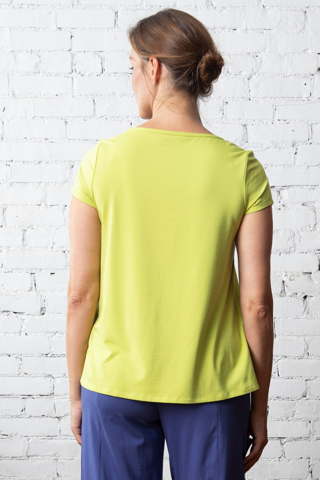 Olivia by Habitat Essential Cap Sleeve Tee in Lime