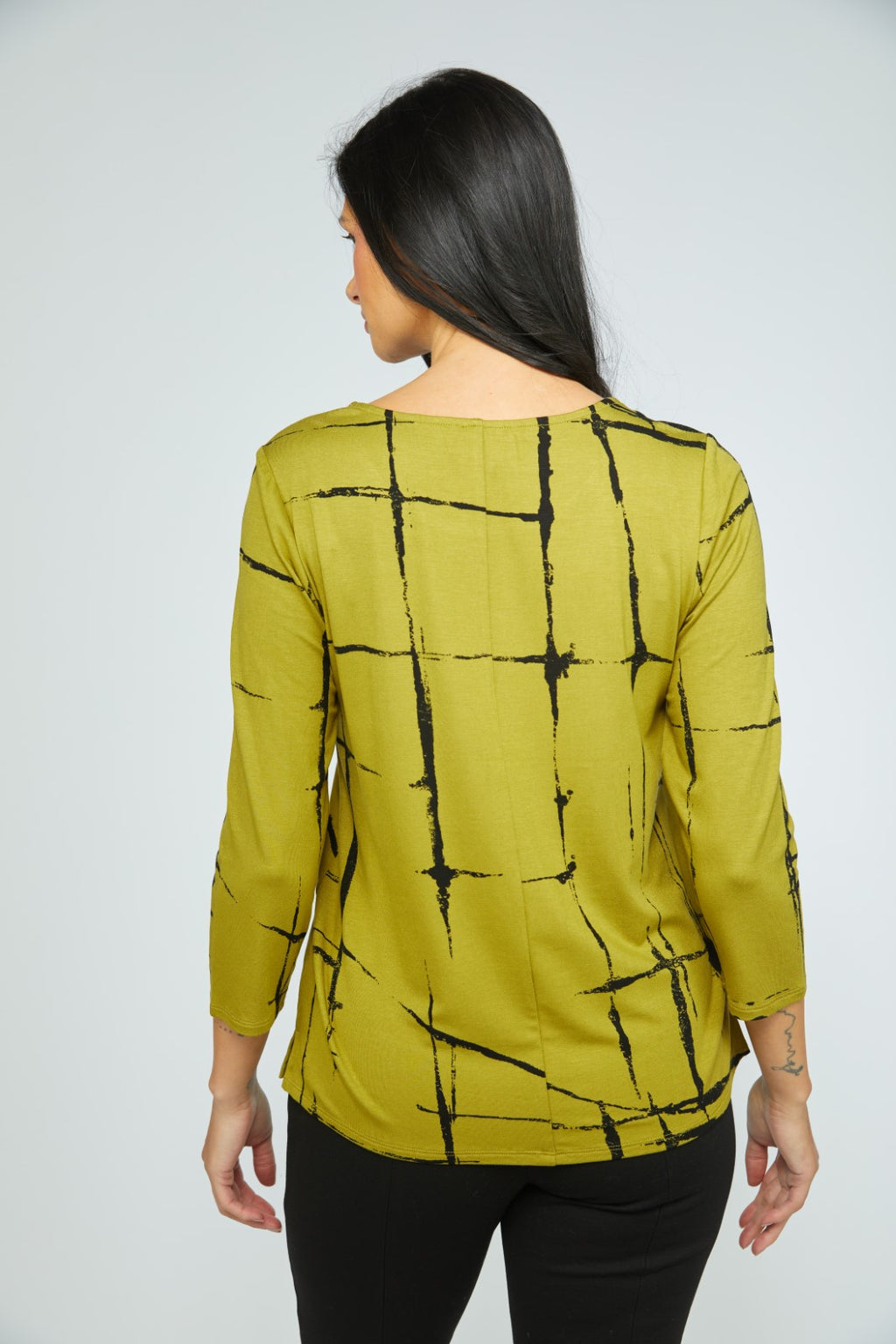 Olivia's Arthouse Knit Tee in Moss