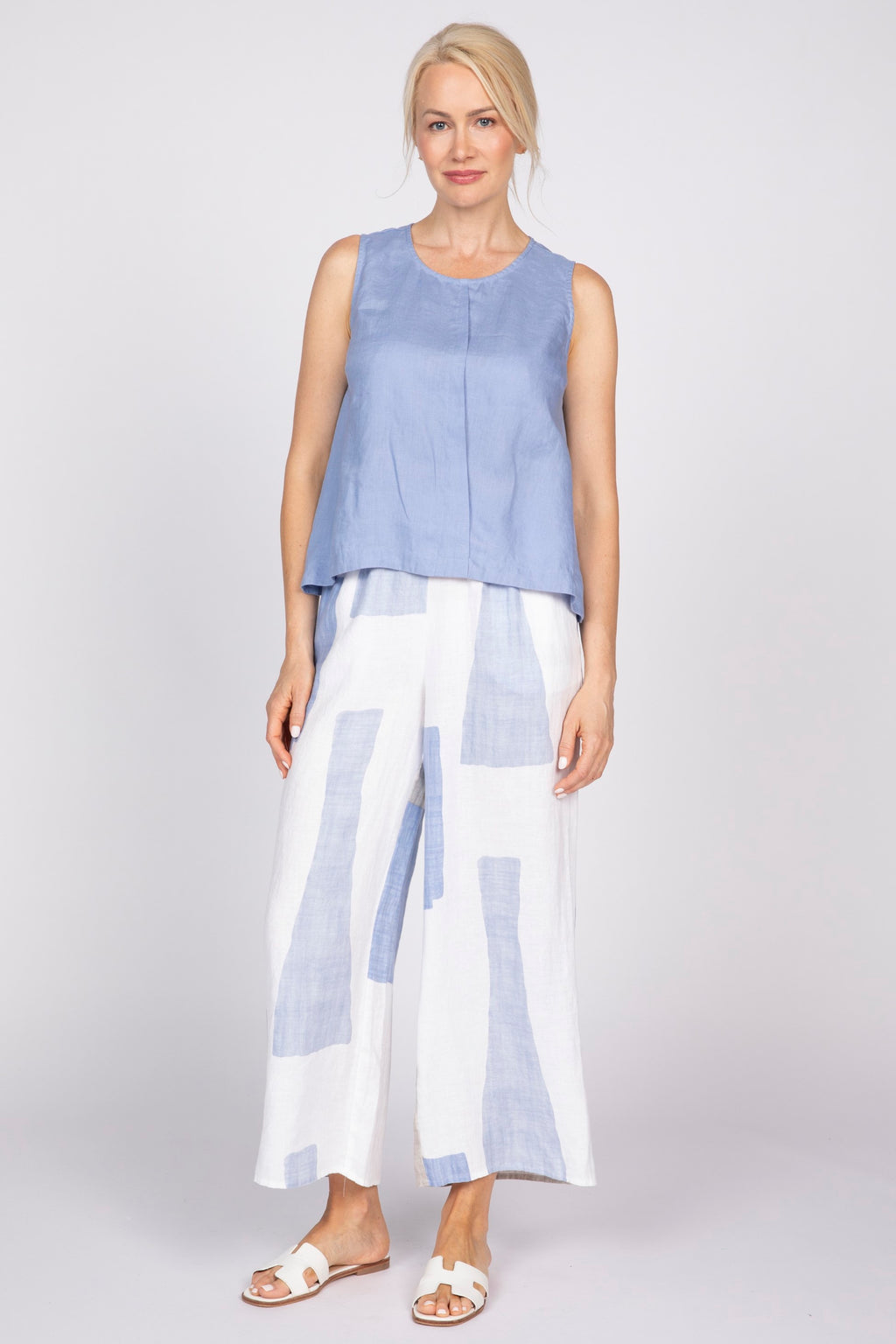 Olivia by Habitat Coastal Colorblock Breeze Pant in Blues