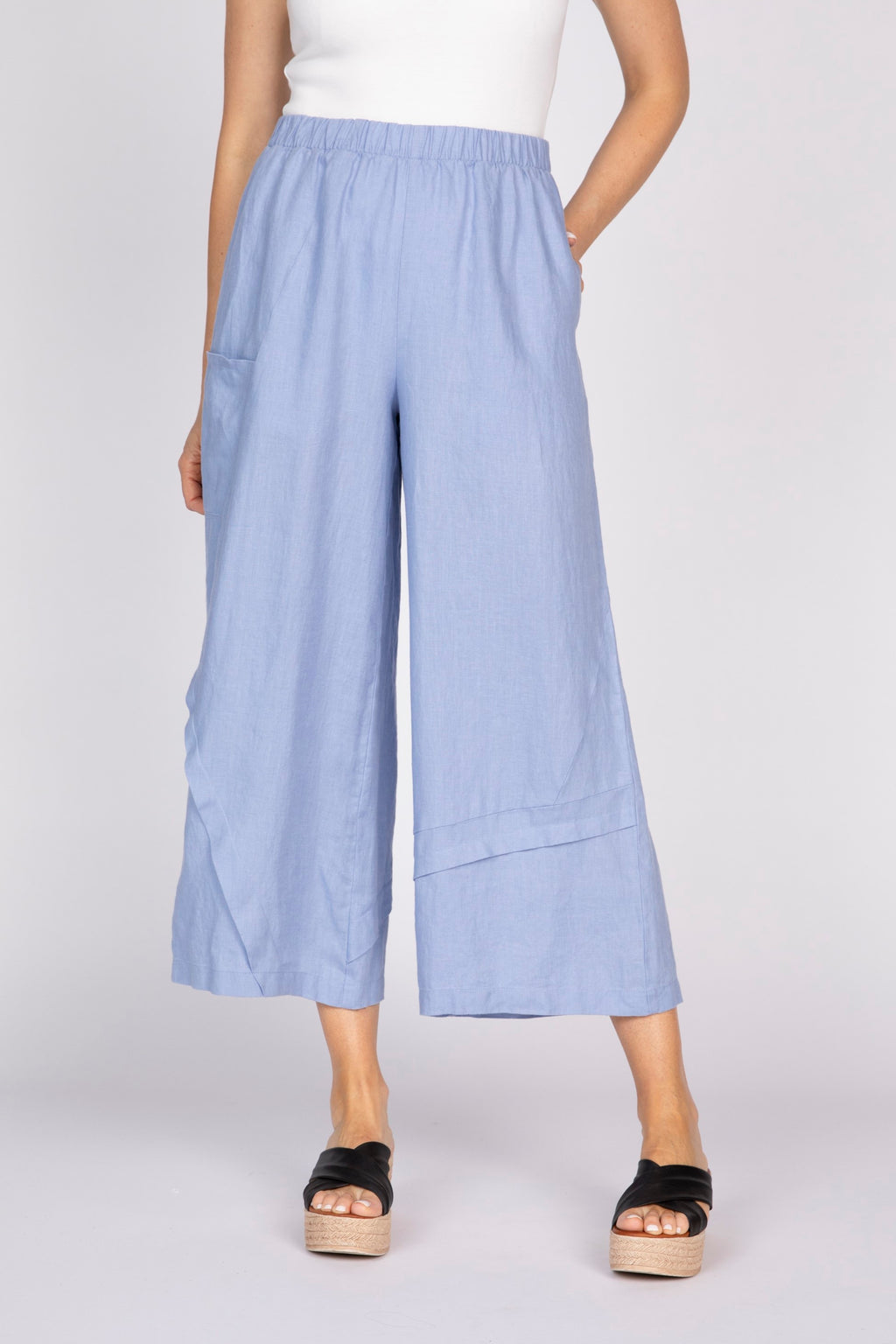Olivia's Crossroads Seamed Pant in Lavender