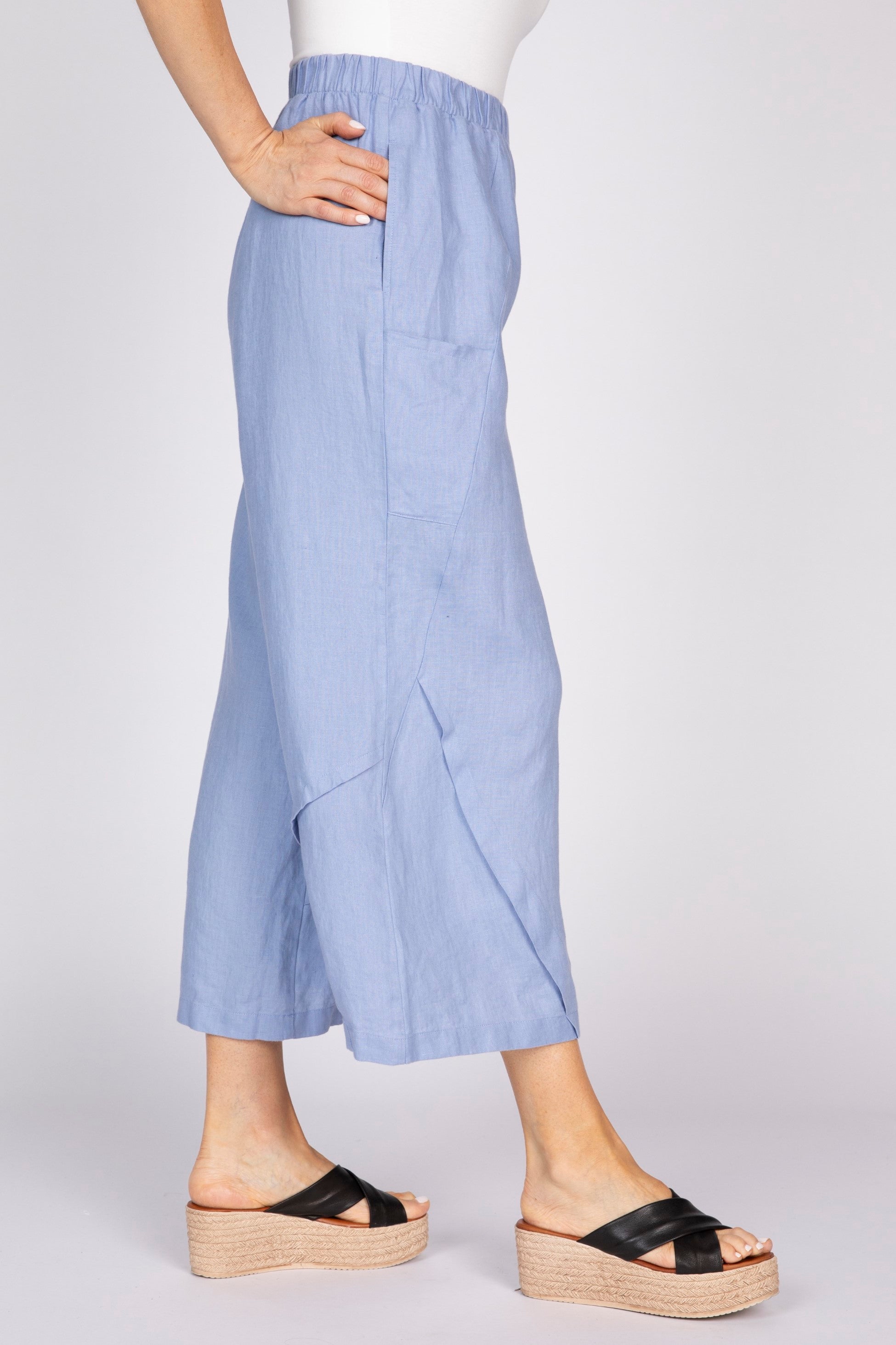 Olivia's Crossroads Seamed Pant in Lavender