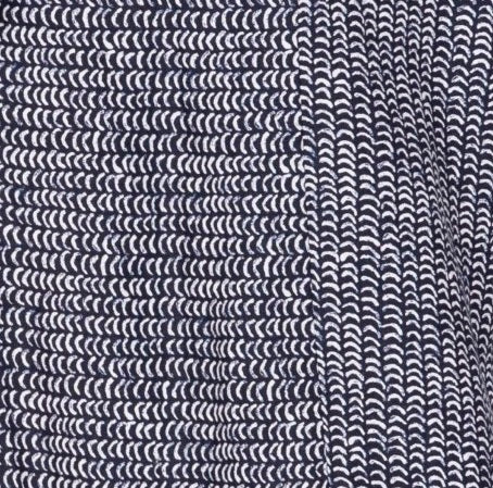 Olivia's Flax Stripe to the Left Tank Navy Swatch