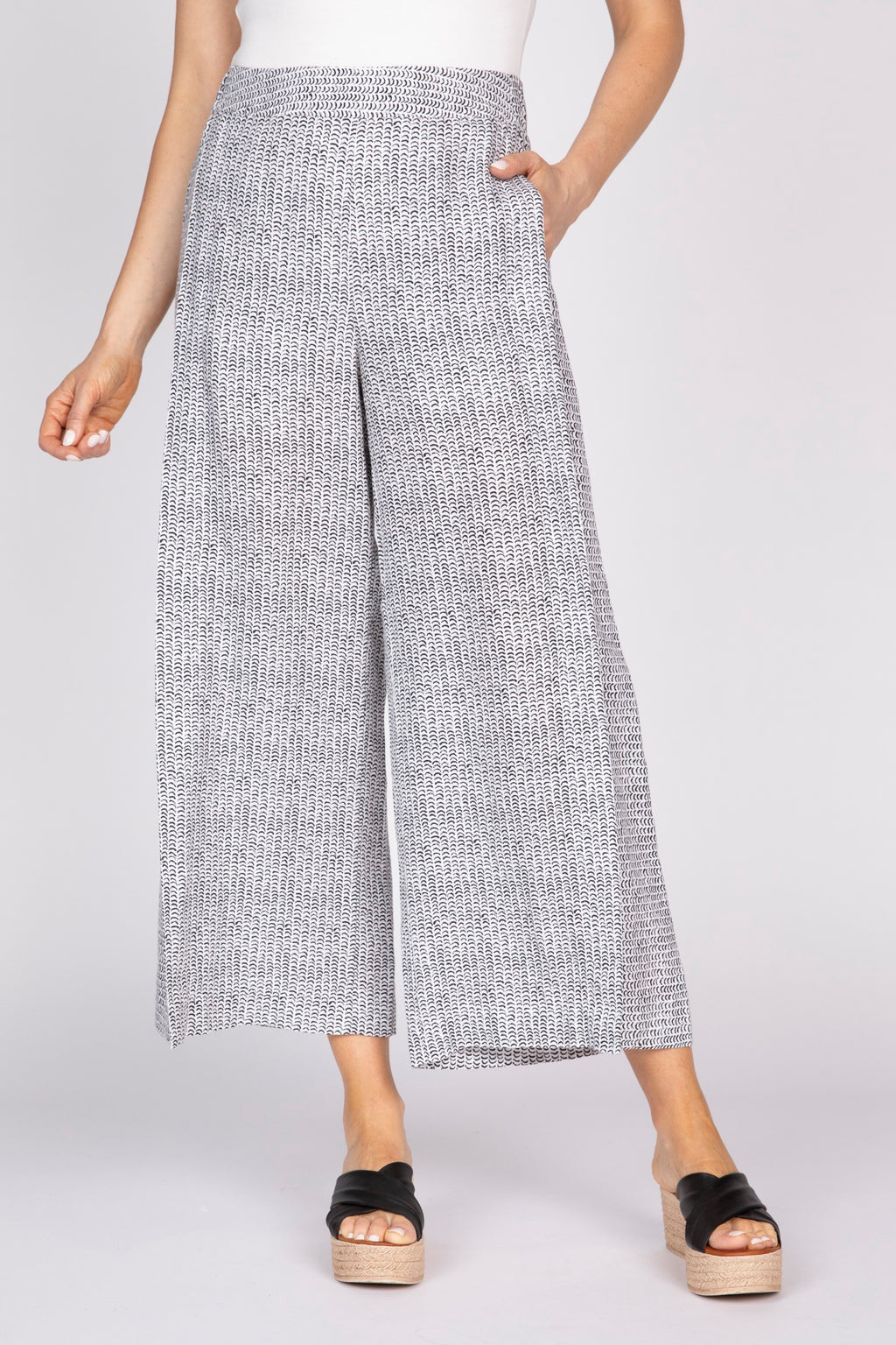 Olivia's Gemma Flood Pant in White