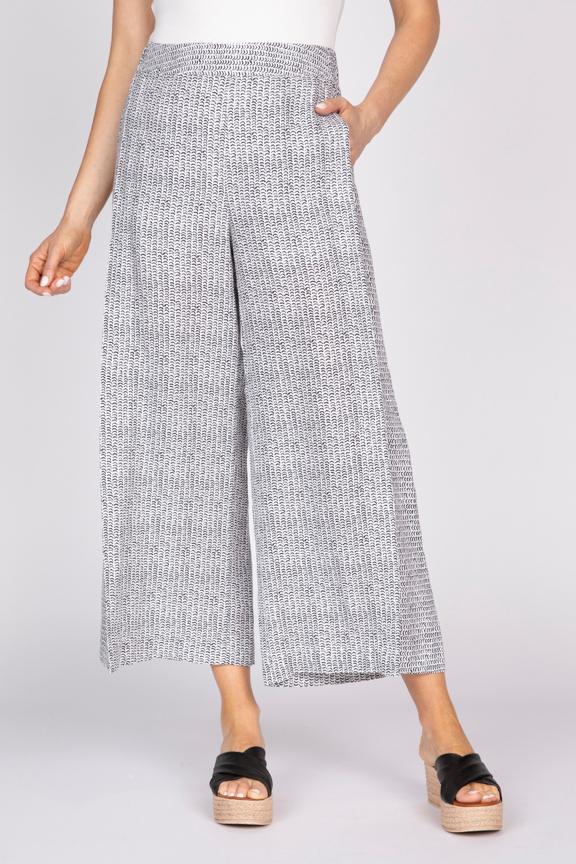 Olivia's Gemma Flood Pant in White