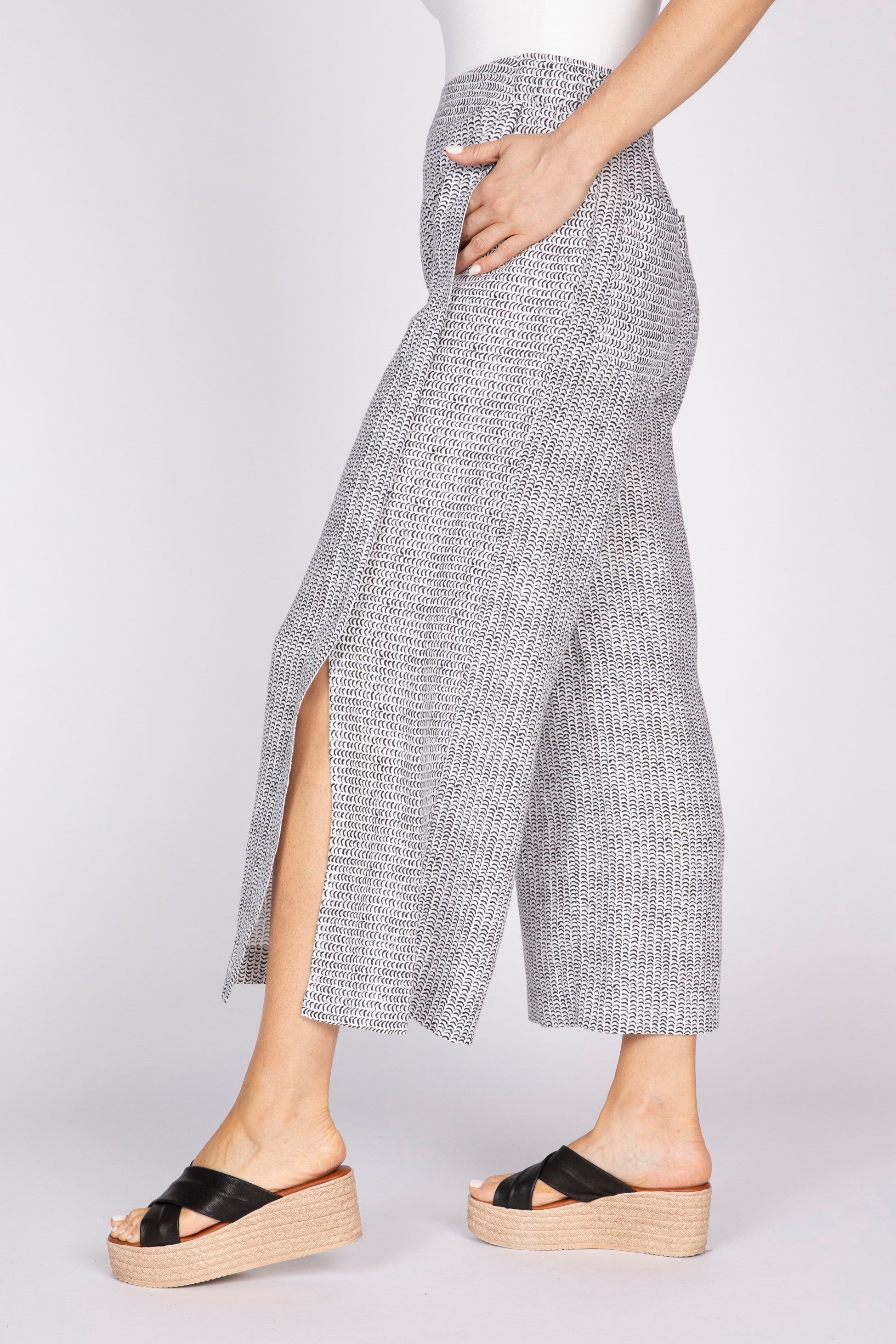 Olivia's Gemma Flood Pant in White
