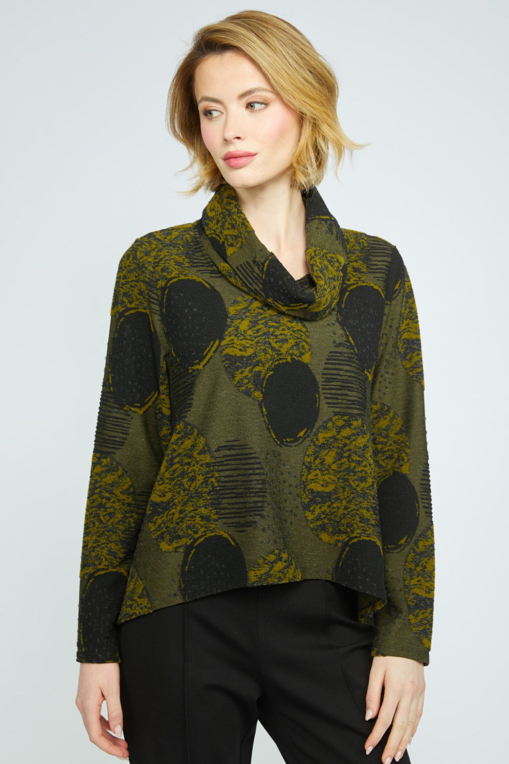 Olivia's Keynote Cowl Topper in Nutria