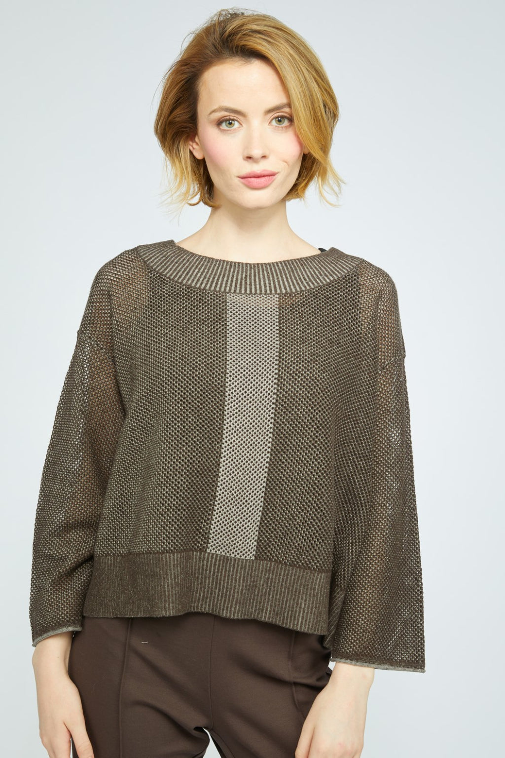 Olivia's Mesh Topper in Chocolate