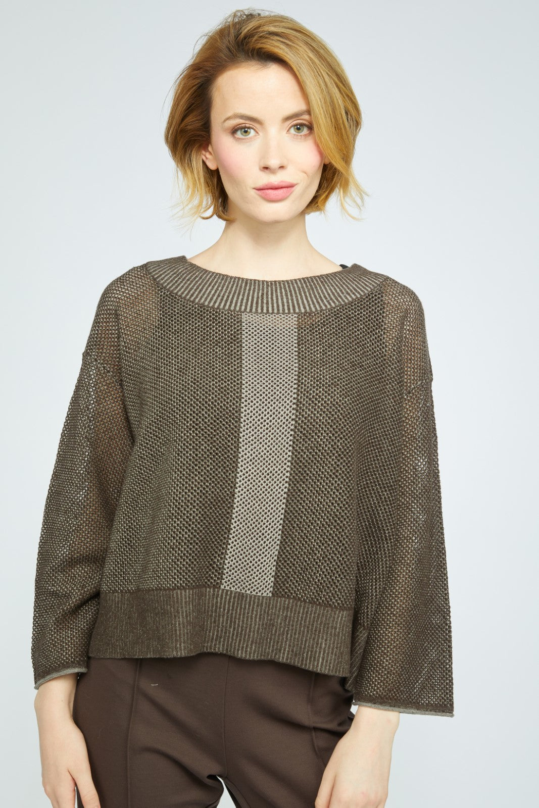 Olivia's Mesh Topper in Chocolate