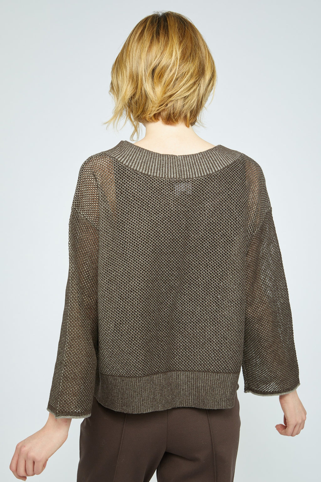 Olivia's Mesh Topper in Chocolate