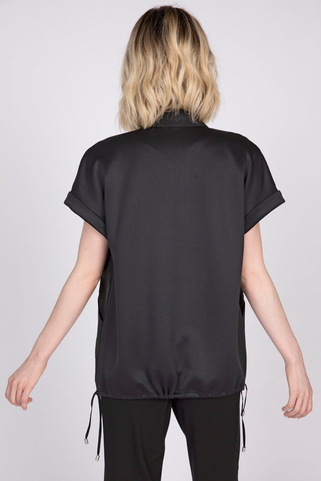 Olivia by Habitat Mixed Media Vest in Black