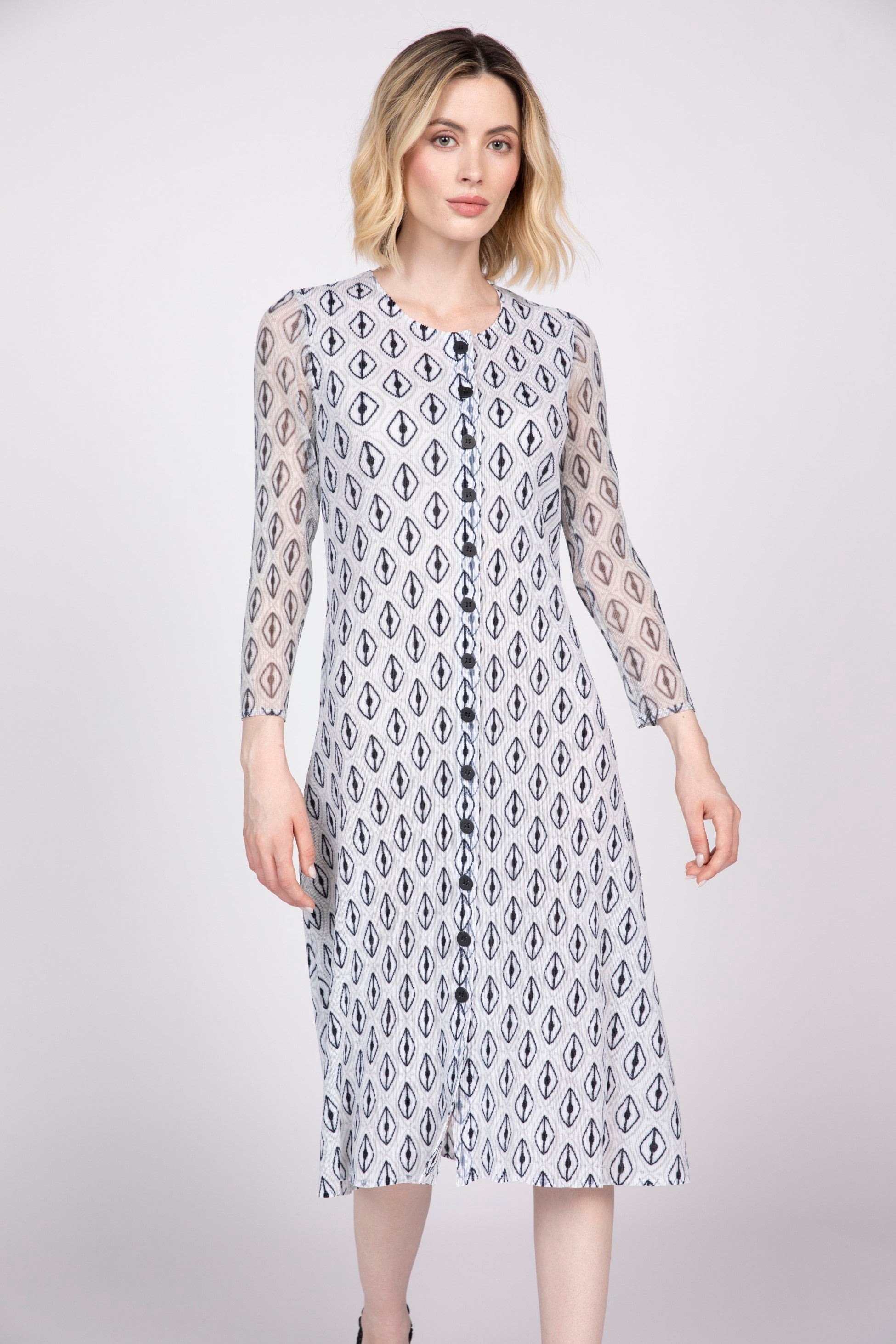 Olivia Parisian Dress in White