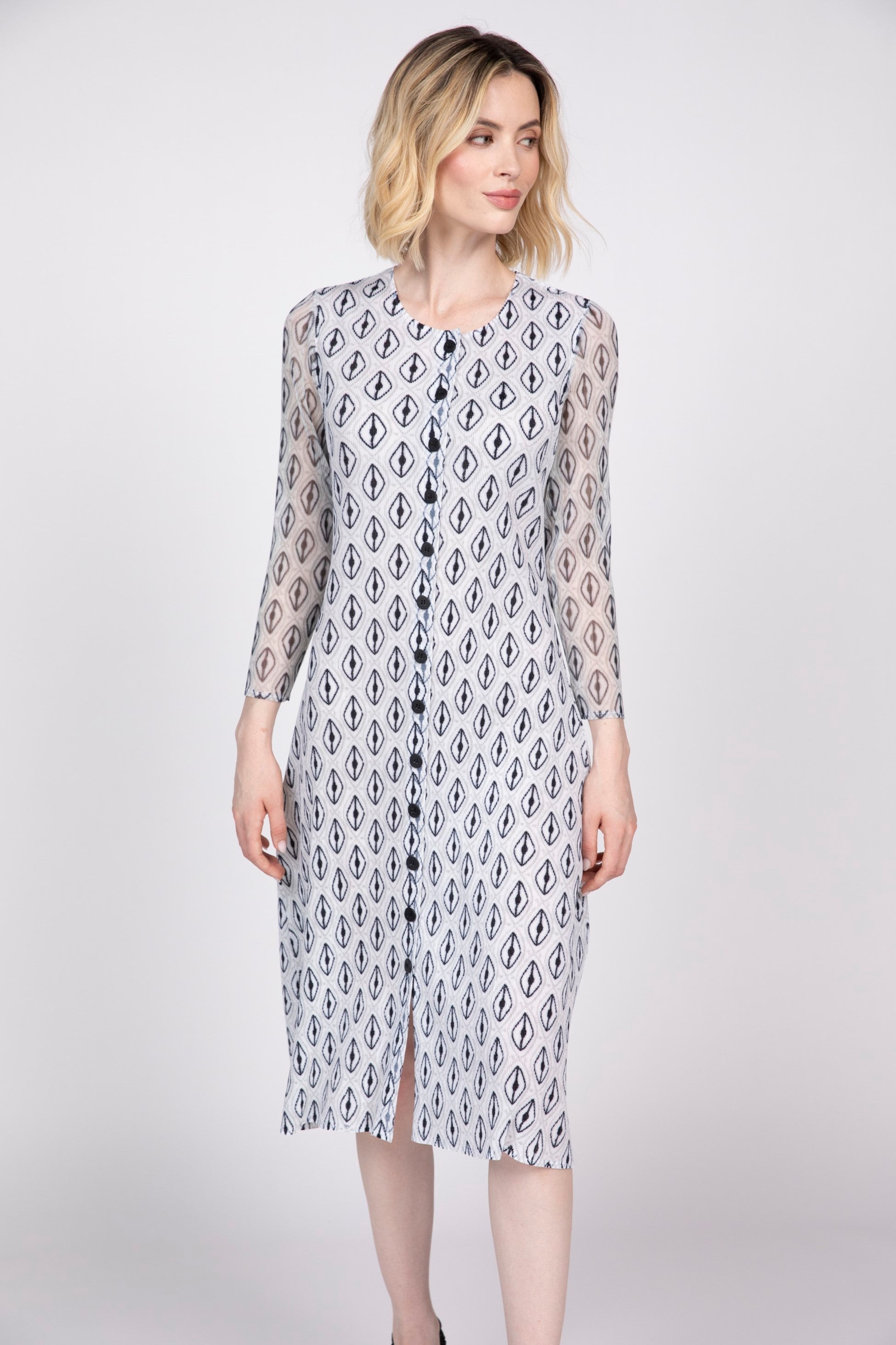 Olivia Parisian Dress in White