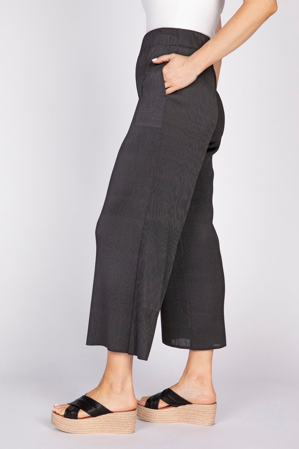 Olivia by Habitat Parisian Pleat Occasion Pant in Black