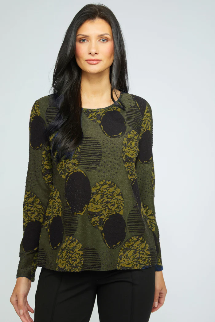 Spotlight Knit Jet Setter Top in Nutria 