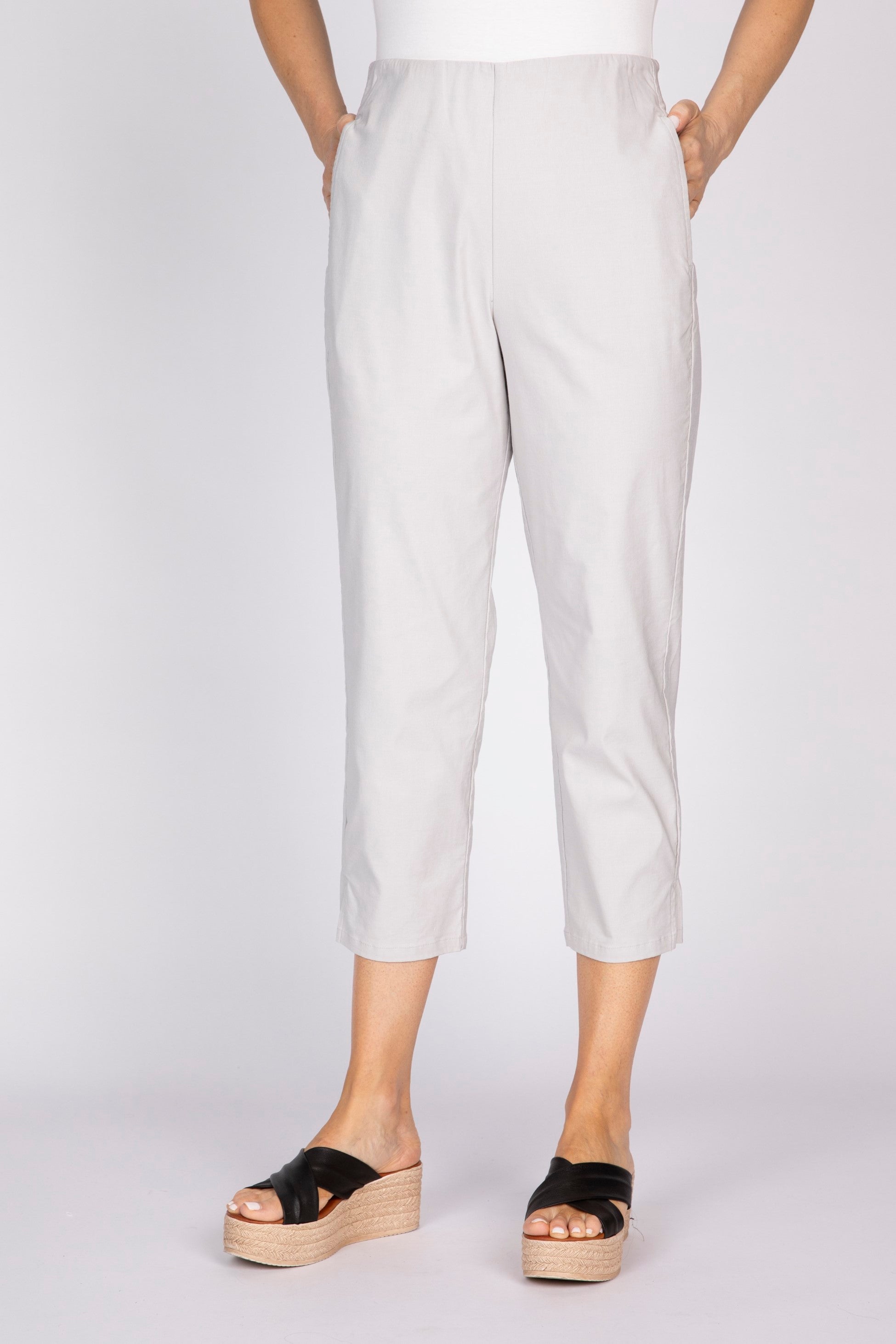 Olivia's Streamline Capri Pants in Sand