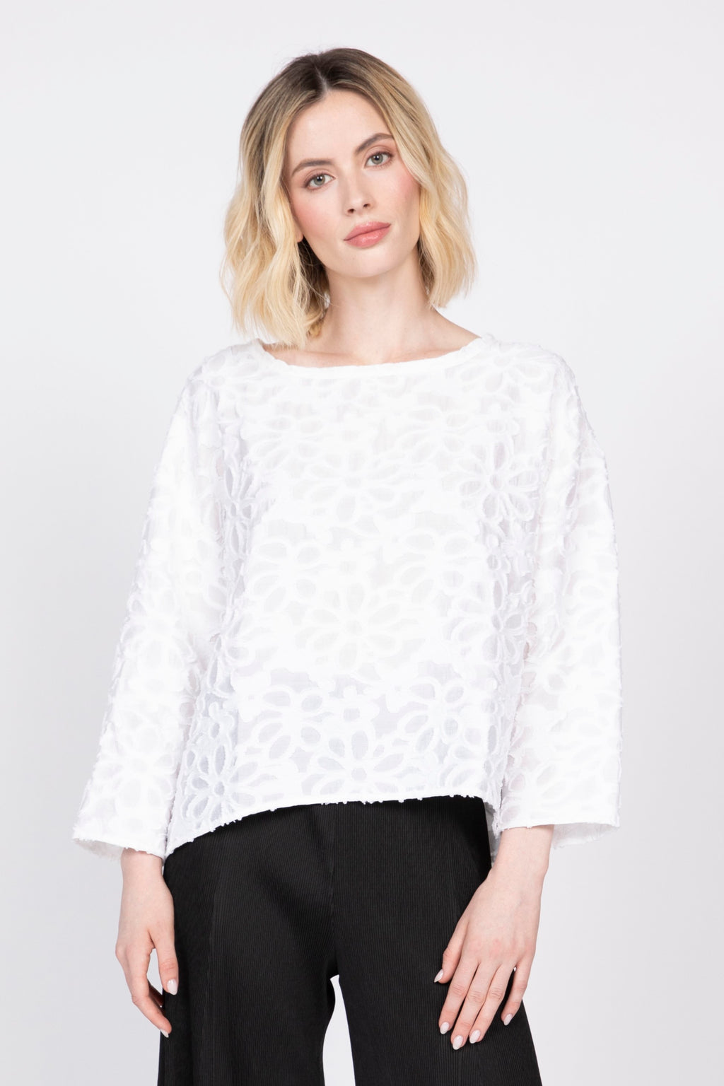 Olivia Urban Petal Topper in White