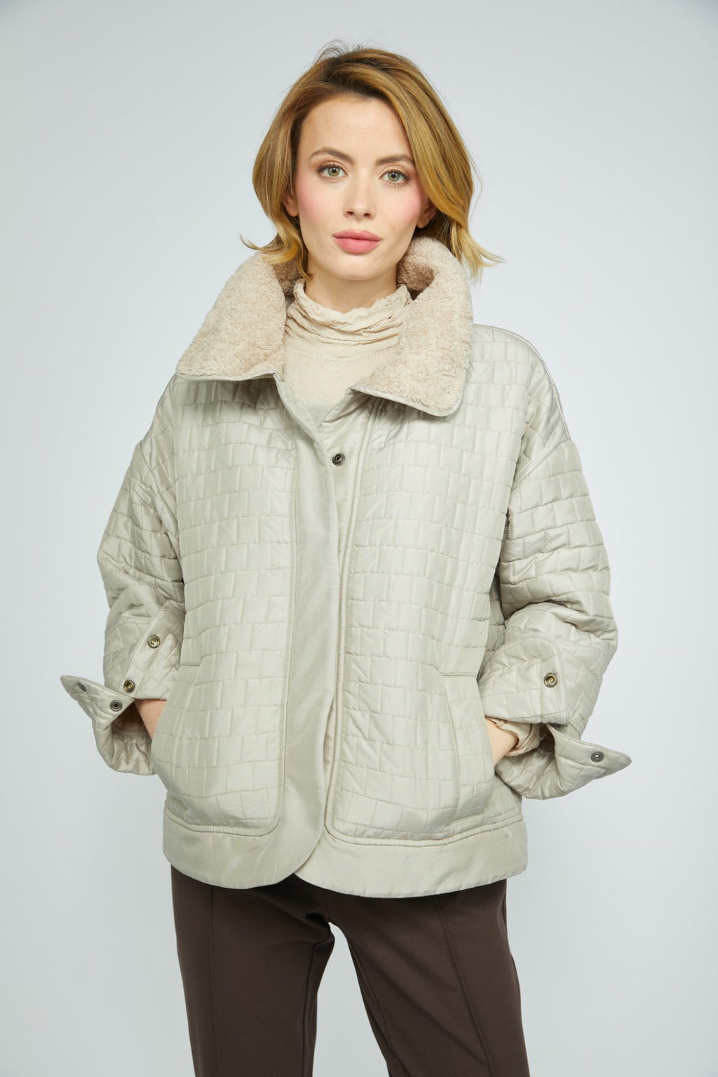 The Winter Wonderland Jacket from Olivia in Cloud