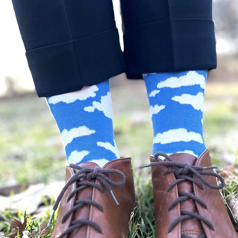One Night Socks Cloud Blue