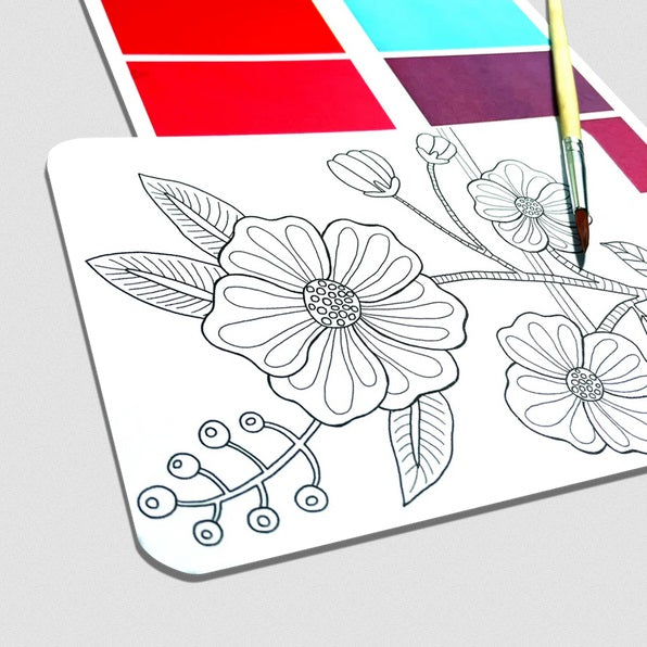 Scenic Hues DIY Watercolor Art Kit / Flowers and Gardens