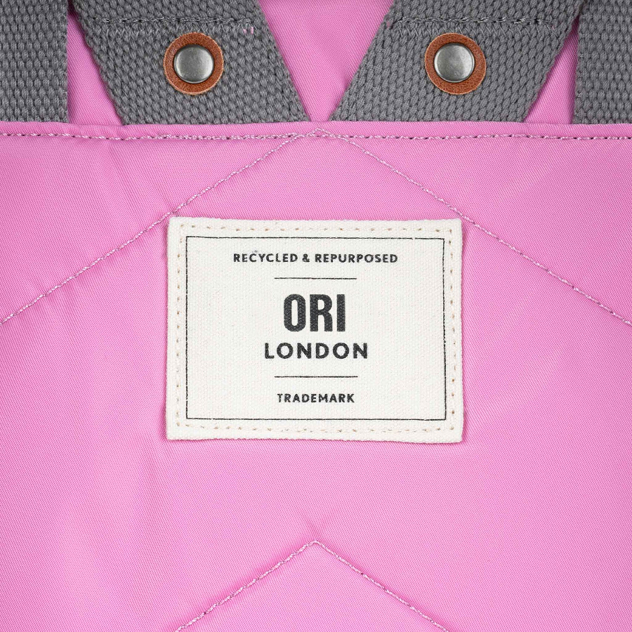 Ori London Bantry B Recycled Nylon Backpack in Orchid