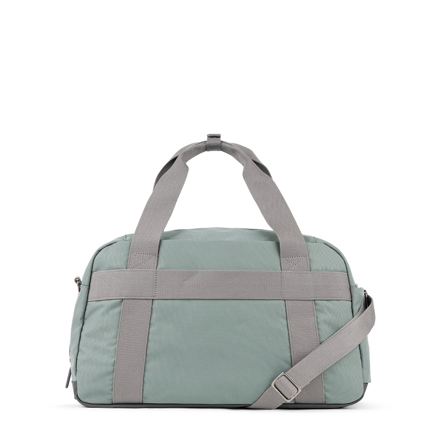 Ori London Gatwick Recycled Canvas Travel Bag Medium in Pewter