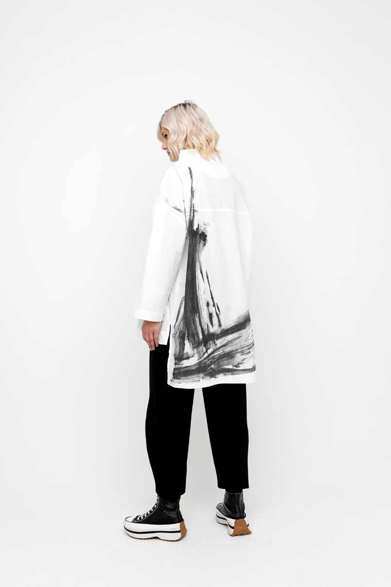 The Paint Back Tunic from Ozai N Ku