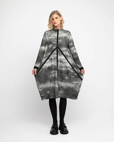 Ozai N Ku Phantom Midi Dress in Finestra