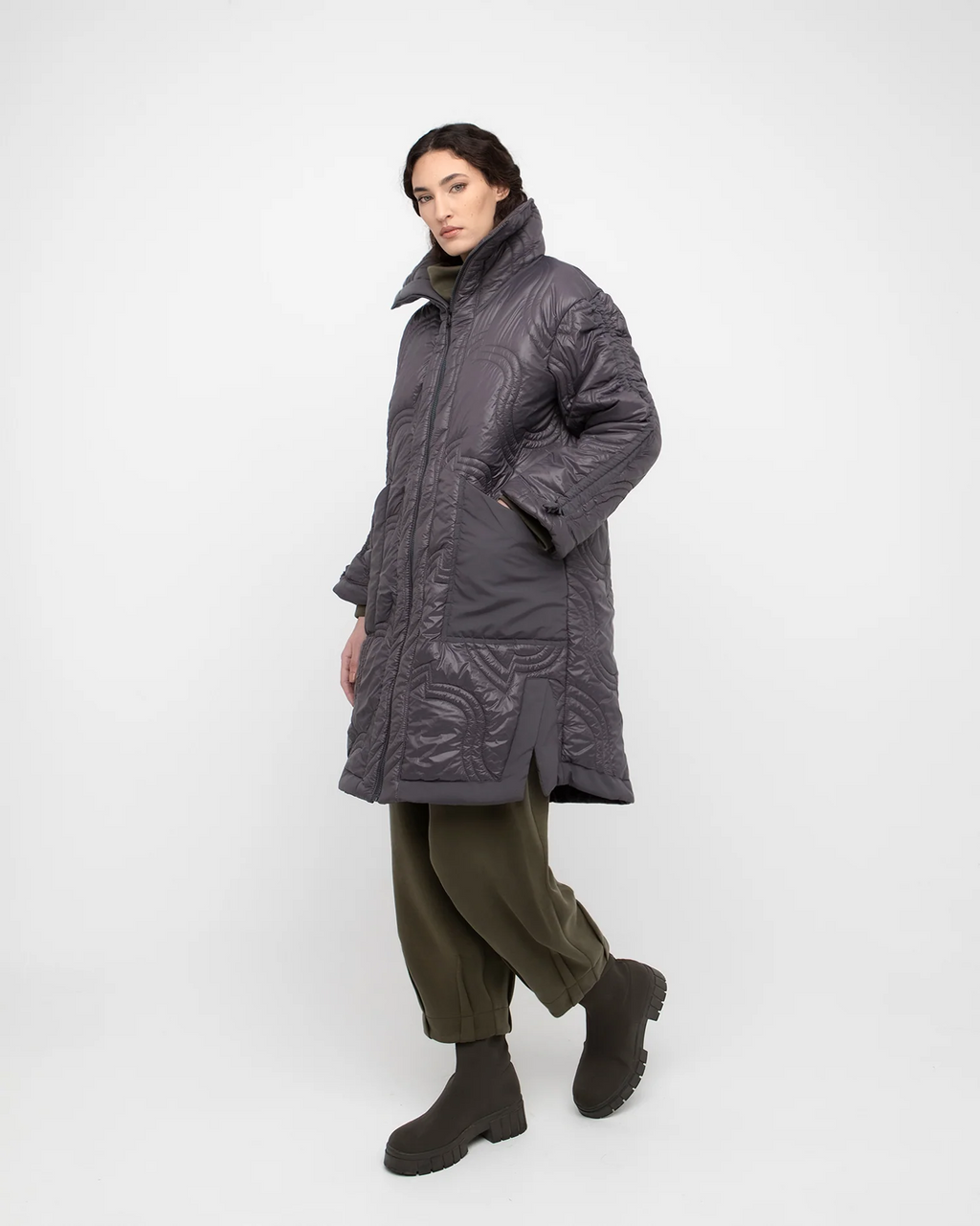 Ozai N Ku Pixel Puff Coat