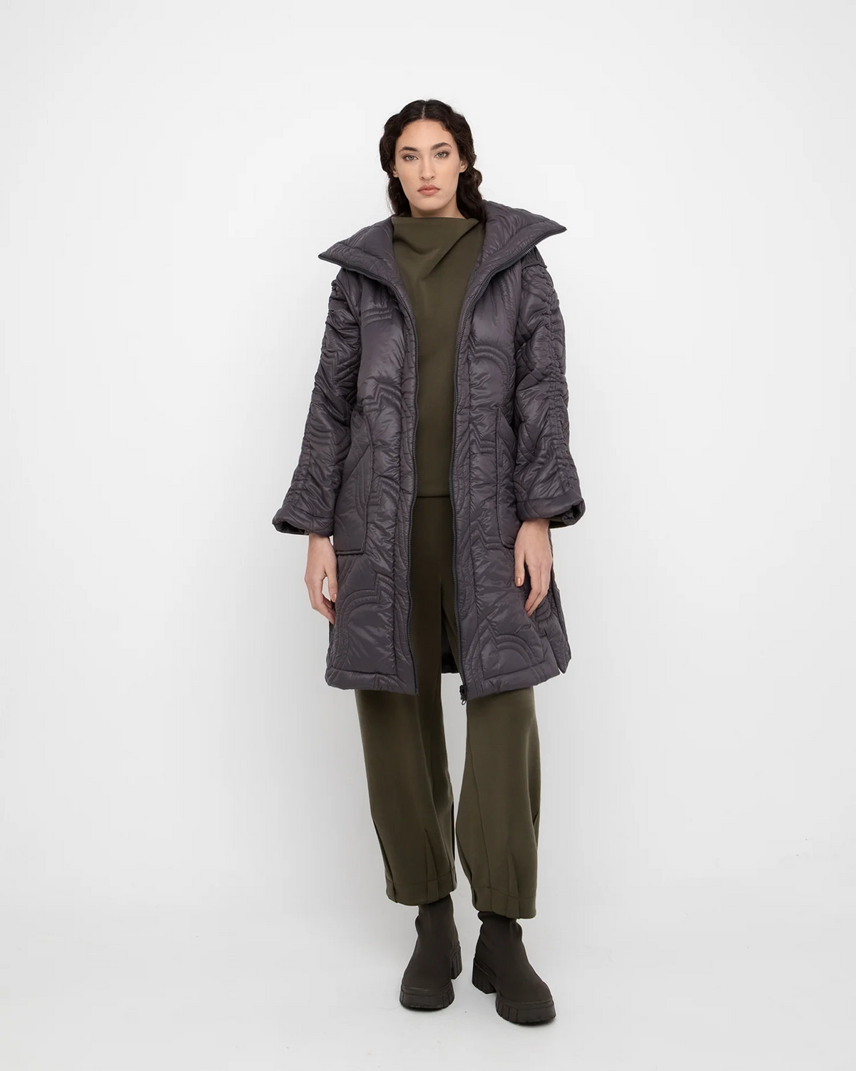 Ozai N Ku Pixel Puff Coat