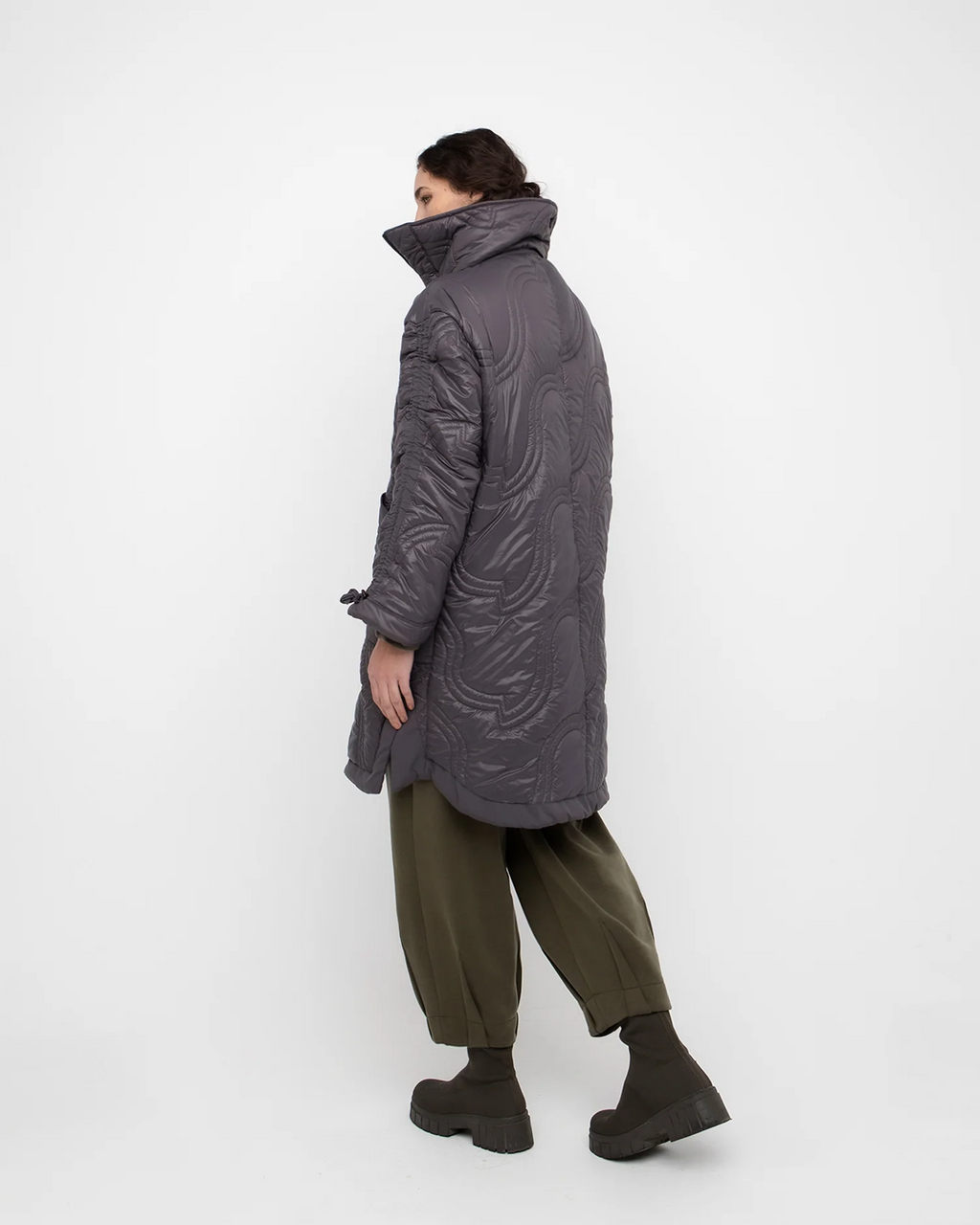 Ozai N Ku Pixel Puff Coat