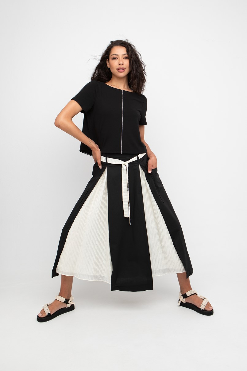 Ozai N Ku Tie Belt Skirt