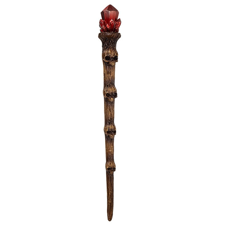 Halloween Skull Crystal Magic Wand