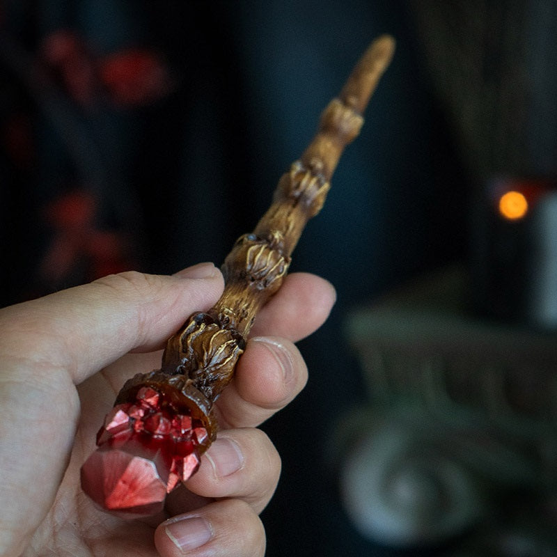 Halloween Skull Crystal Magic Wand