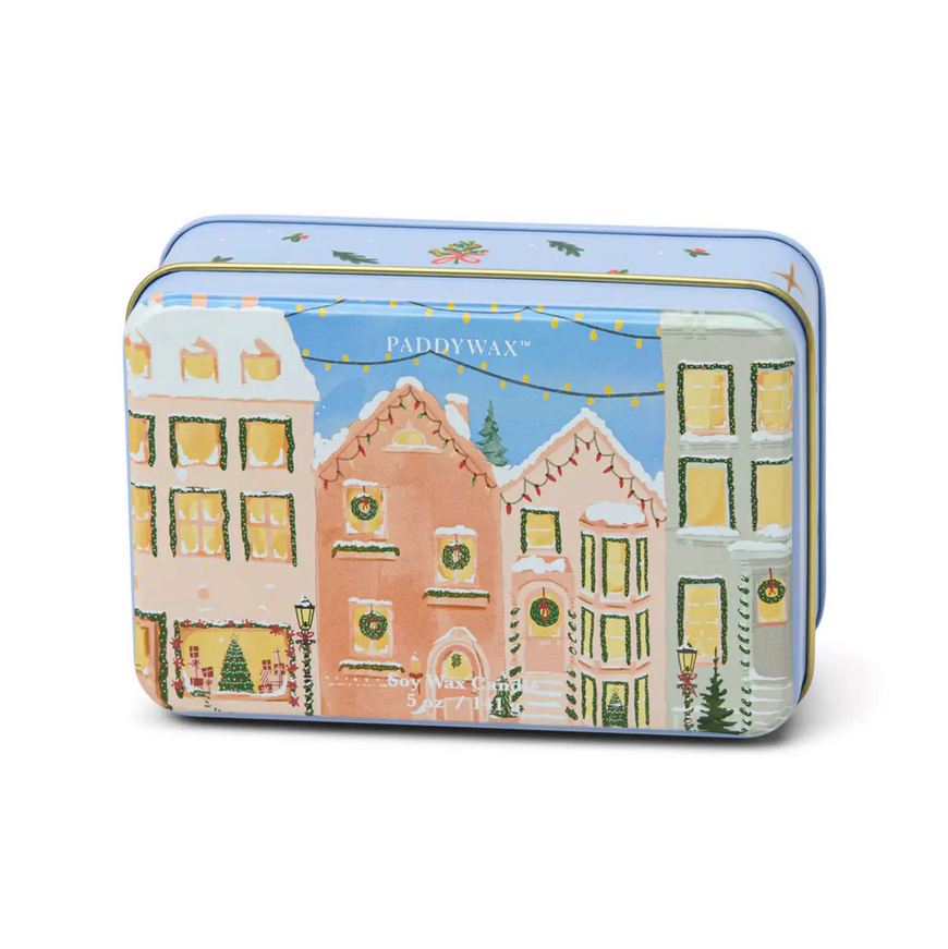 Holiday Tin Candle / Click for Scents